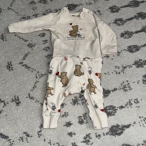 H&M matching set Winnie Pooh